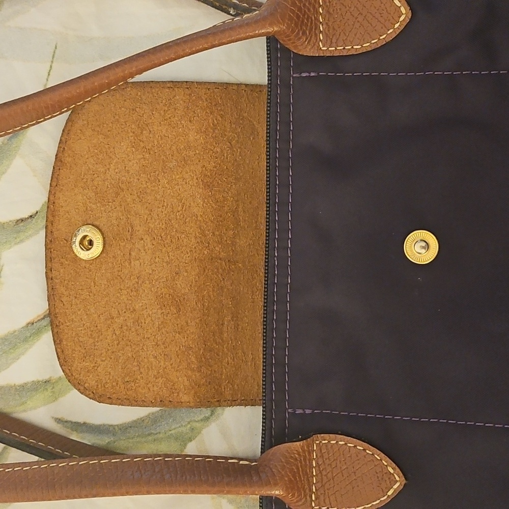 Purple and Brown Tote Bag - Picture 7 of 13